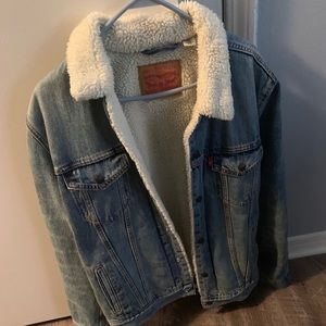 Levi’s Fur Jean Jacket
